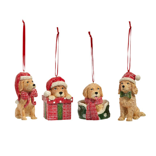 Celebrate The Season Pup Ornament-Assorted, sold seperately