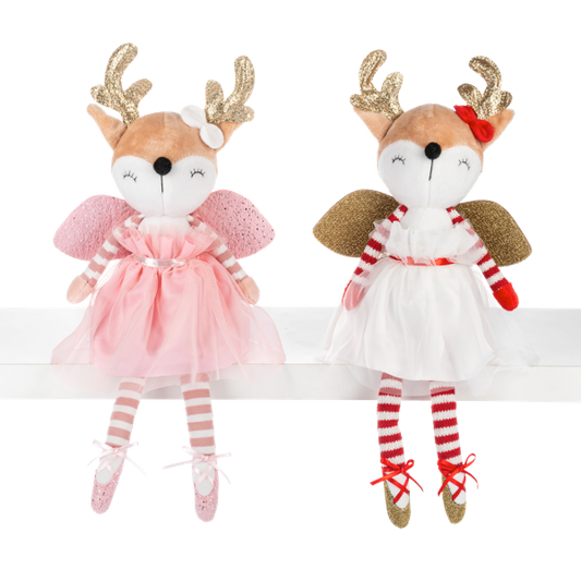 Reindeer Fairy Shelf Sitter-Assorted, sold seperately