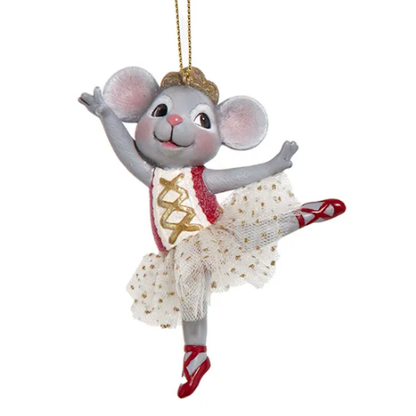 Red Mouse Ballet Ornament-Assorted, each sold seperately