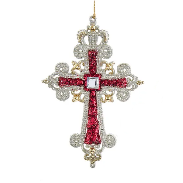 Regal Cross Ornament-Assorted, each sold seperately