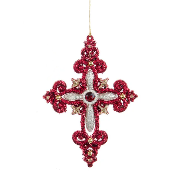 Regal Cross Ornament-Assorted, each sold seperately