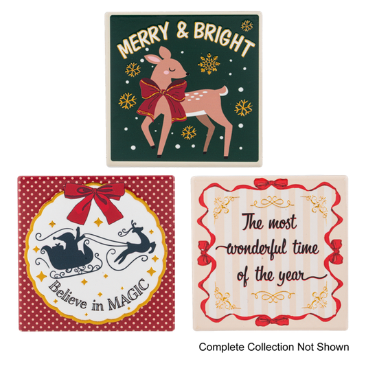Ribbons & Bows Coasters-Mix and Match, Sold Individually