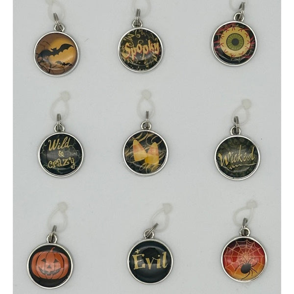 Halloween Round Charm-Assorted, each sold seperately
