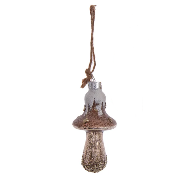 Rustic Glam Mushroom Ornament-Assorted Styles, sold seperately