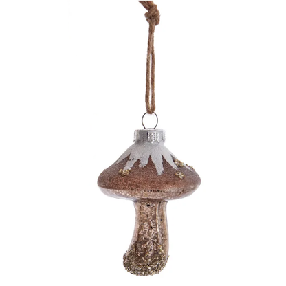 Rustic Glam Mushroom Ornament-Assorted Styles, sold seperately