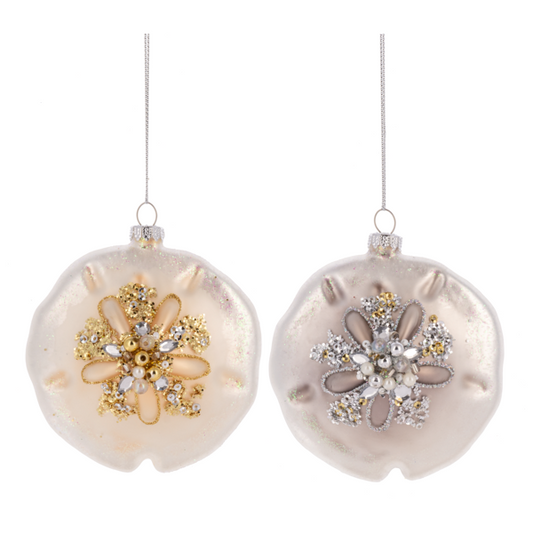 Sand Dollar Ornament-Assorted, sold seperately