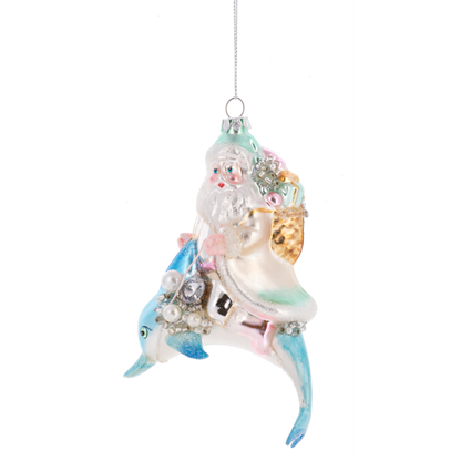 Santa Coastal Ornament-Assorted, each sold separately