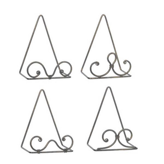 Scroll Plate Stand-Metal, Assorted (each sold separately)