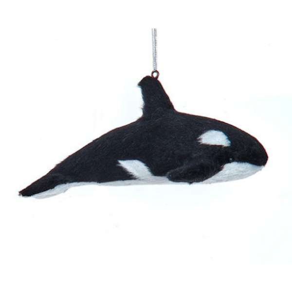 Shark & Whale Ornaments, each sold separately
