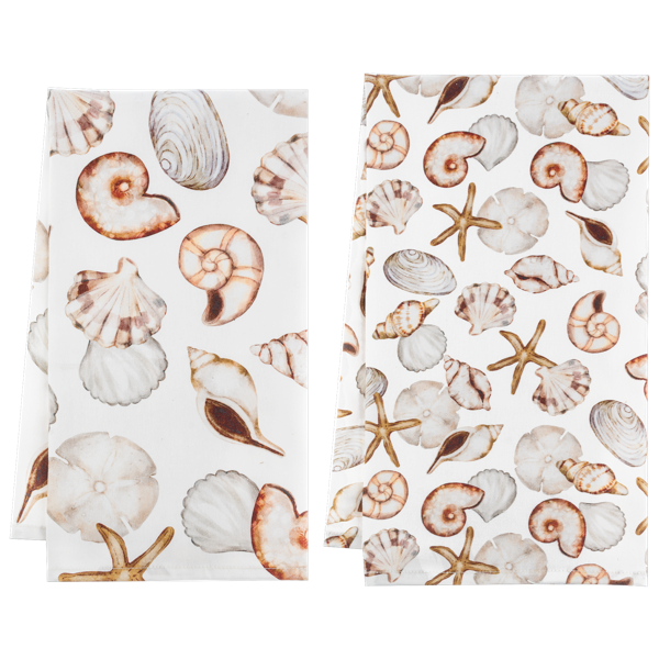 Shell Tea Towel-Assorted, sold seperately