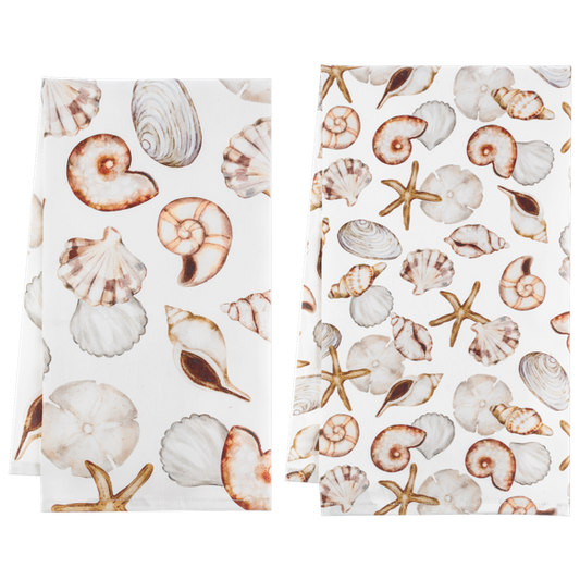 Shell Tea Towel-Assorted, sold seperately