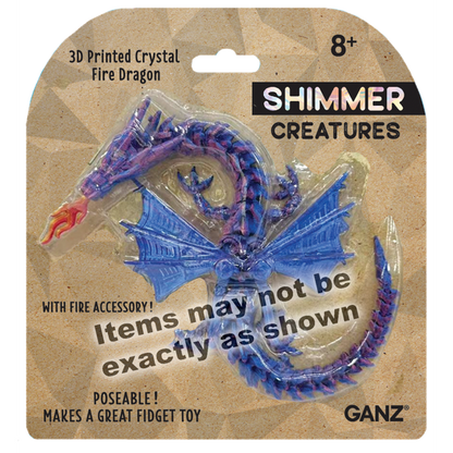 Shimmer Creatures-Fire Dragons, Assorted Colors (each sold seperately)