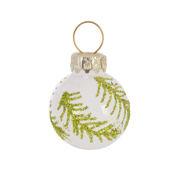 Slanted Glass Christmas Tree with Ornaments-Assorted, each sold separately