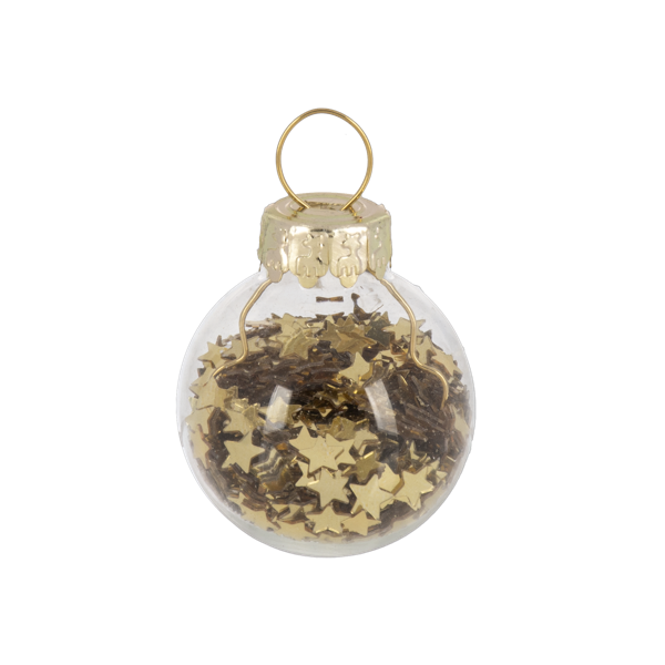 Slanted Glass Christmas Tree with Ornaments-Assorted, each sold separately