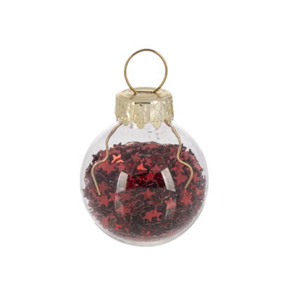 Slanted Glass Christmas Tree with Ornaments-Assorted, each sold separately