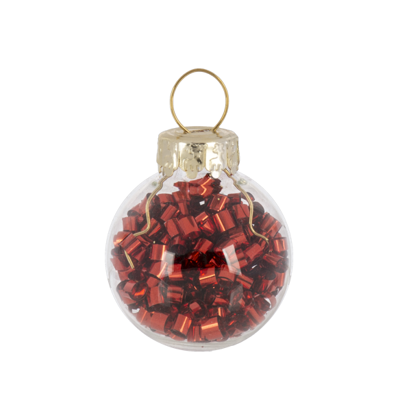 Slanted Glass Christmas Tree with Ornaments-Assorted, each sold separately