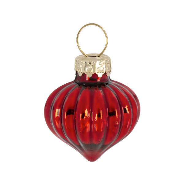 Slanted Glass Christmas Tree with Ornaments-Assorted, each sold separately