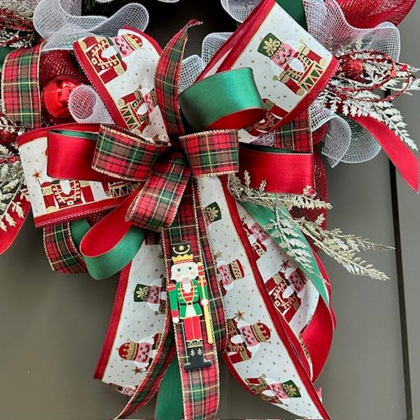 Small Nutcracker Wreath-Custom Design, Handmade