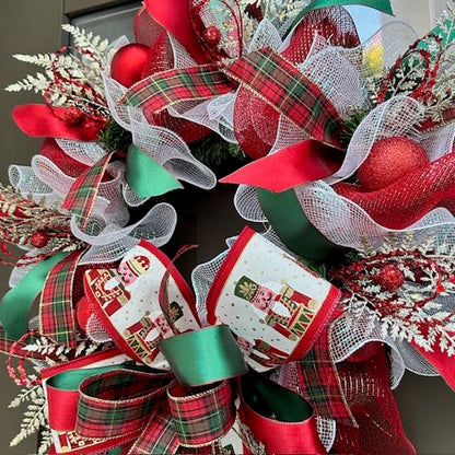 Small Nutcracker Wreath-Custom Design, Handmade