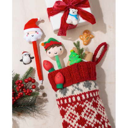 The Smallest Santa Charm, with Sentiment Card