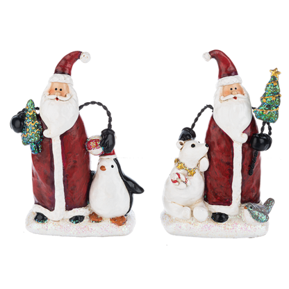 Snow Much Fun! Santa Figurines-Assorted, each sold seperately