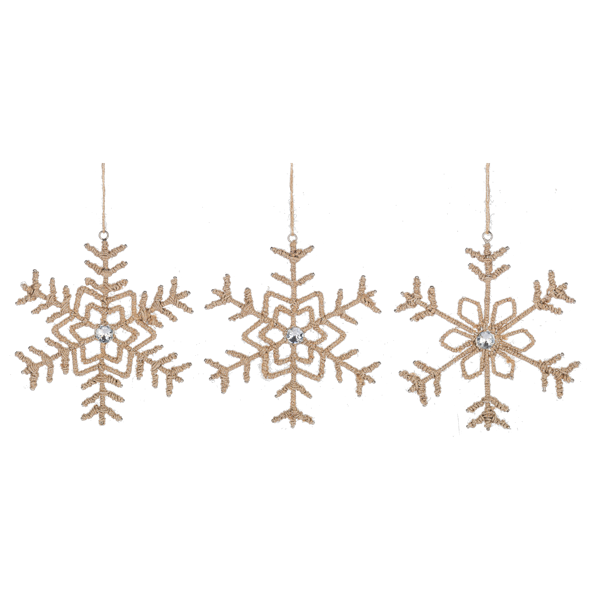 Boho Snowflake Ornament-Assorted, each sold separately