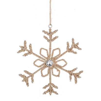 Boho Snowflake Ornament-Assorted, each sold separately