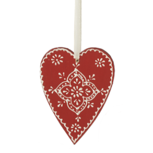 Snowy Heart Ornament-Assorted Styles, sold seperately