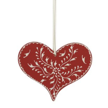 Snowy Heart Ornament-Assorted Styles, sold seperately