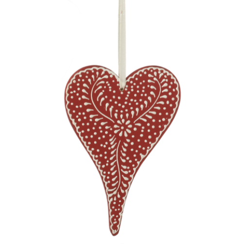 Snowy Heart Ornament-Assorted Styles, sold seperately