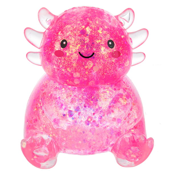 Sparkle and Squeeze Axolotls-Assorted Colors, each sold separately