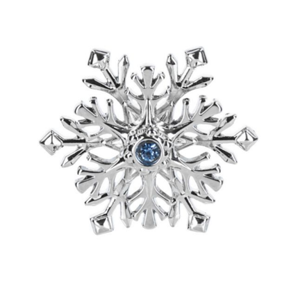 Spinning Snowflake Charm with Card