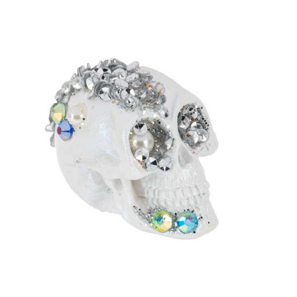 Spooky Sparkle Skull Charm with Insert Card-Assorted, each sold separately