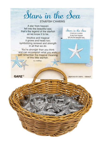 Stars in the Sea Charm, with Insert Card