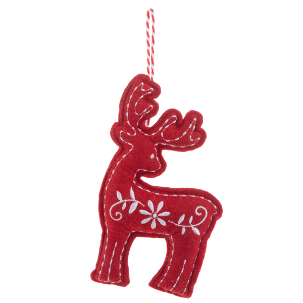 Stuffed Ornaments-Dove, Tree, Deer-Assorted, each sold separately