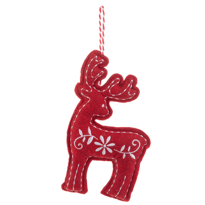Stuffed Ornaments-Dove, Tree, Deer-Assorted, each sold separately