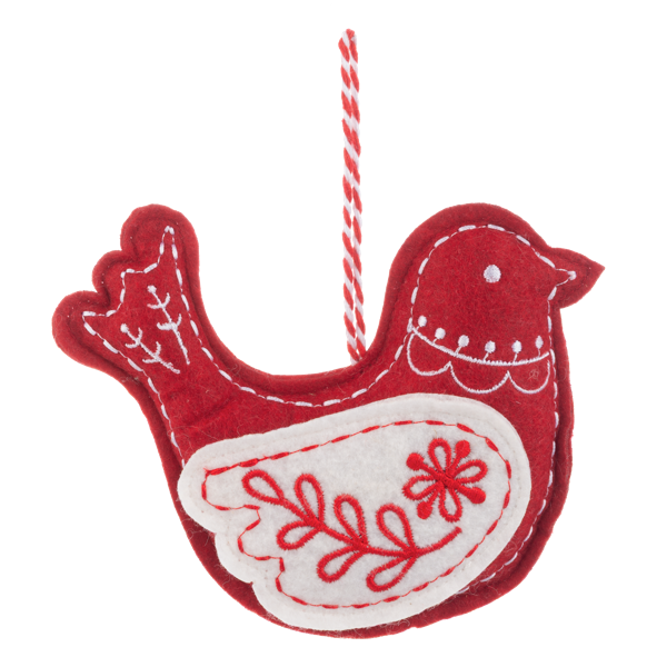 Stuffed Ornaments-Dove, Tree, Deer-Assorted, each sold separately