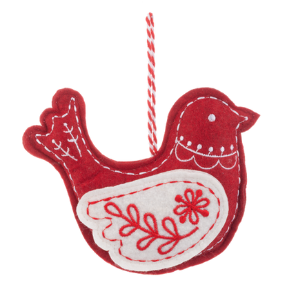 Stuffed Ornaments-Dove, Tree, Deer-Assorted, each sold separately
