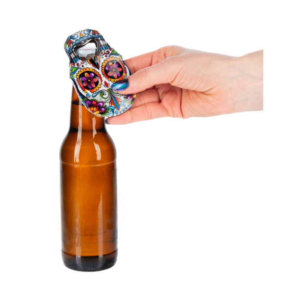 Sugar Skull Bottle Opener Magnets-Assorted, each sold separately