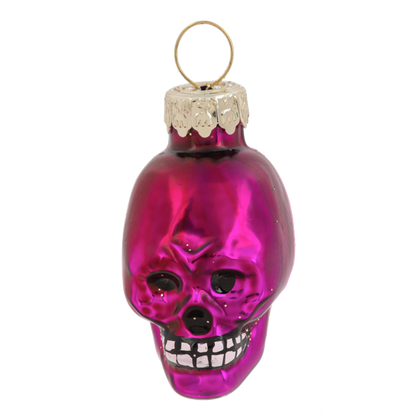 Sugar Skull Slanted Glass Tree with Ornaments-Assorted Styles, sold separately