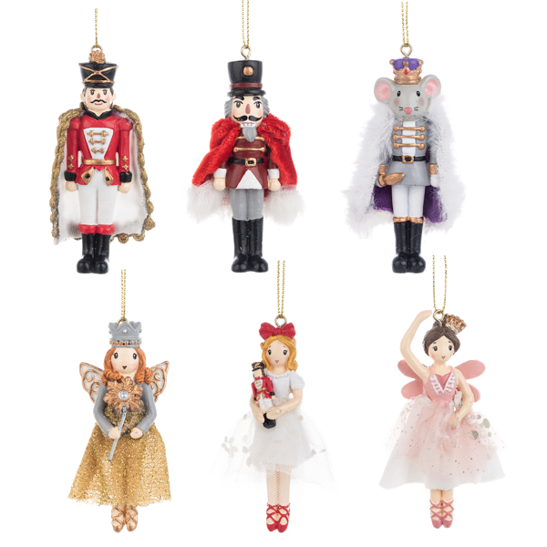 Sugarplum Fairies and Nutcracker Suite Ornaments-Assorted, sold separately