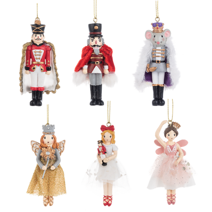 Sugarplum Fairies and Nutcracker Suite Ornaments-Assorted, sold separately