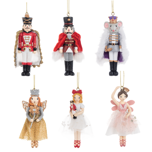Sugarplum Fairies and Nutcracker Suite Ornaments-Assorted, sold separately