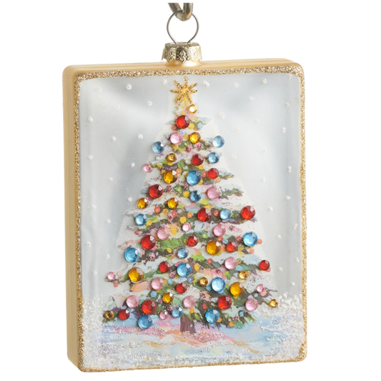 Sugarplum Tree Rectangle Ornament