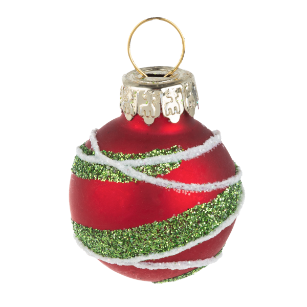 Sweet Treat Glass Christmas Tree w/Ornaments-Assorted, each sold separately
