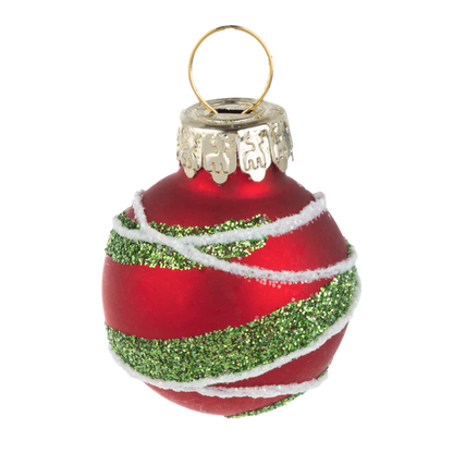 Sweet Treat Glass Christmas Tree w/Ornaments-Assorted, each sold separately