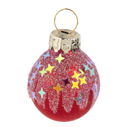 Sweet Treat Glass Christmas Tree w/Ornaments-Assorted, each sold separately
