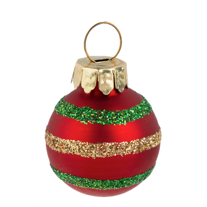 Sweet Treat Glass Christmas Tree w/Ornaments-Assorted, each sold separately