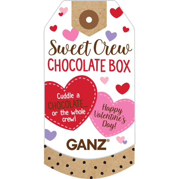 Sweet Crew Chocolate Box with Plush Chocolates-Plush