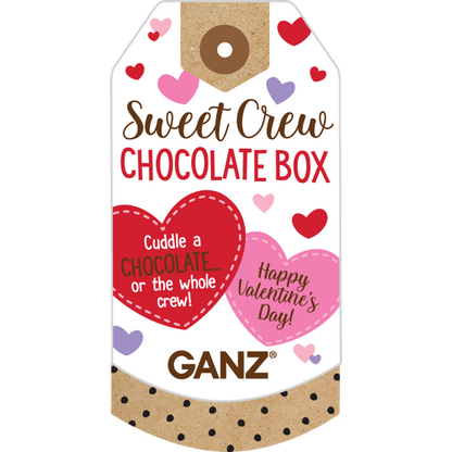 Sweet Crew Chocolate Box with Plush Chocolates-Plush